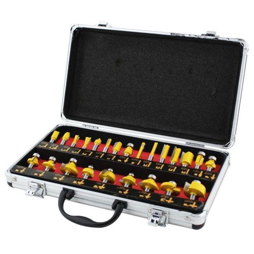 product_image_name-Crown-COFFRET EN ALUMINIUM DE 24 MECHES POUR BOIS QUEU DE 8 MM -1