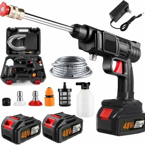 product_image_name-Generic-Nettoyeur Haute Pression Sans Fil Portable 48V – Pour Voiture, Jardin et Maison-1