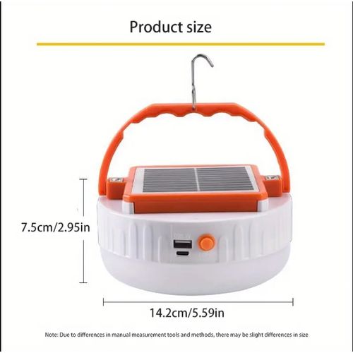 Generic Lampe solaire LED Portable Rechargeable, lanterne