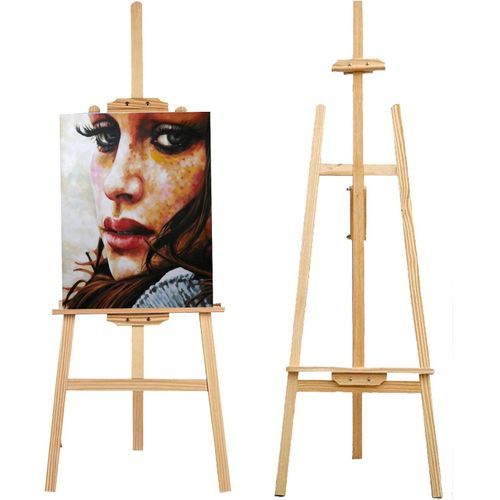 product_image_name-Generic-حامل استوديو متين بطول 1.70 متر مصنوع من الخشب القوي للرسم  والعرض-4