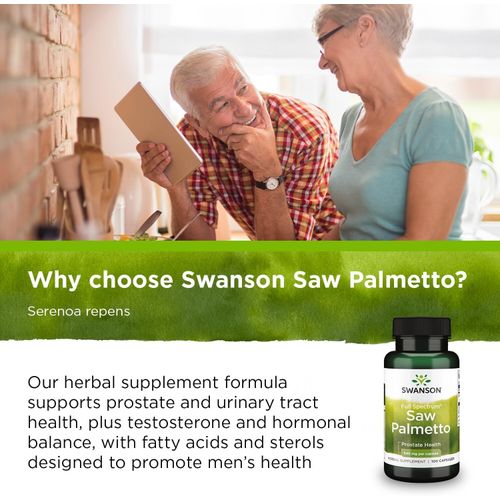 product_image_name-Swanson-SawPalmetto Herbal Supplement for Men Prostate Health Hair Supplement Urinary Health 540 mg 100 Capsules Sticker-5