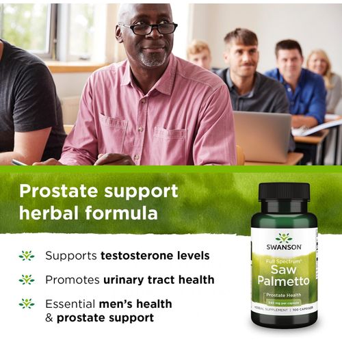 product_image_name-Swanson-SawPalmetto Herbal Supplement for Men Prostate Health Hair Supplement Urinary Health 540 mg 100 Capsules Sticker-7