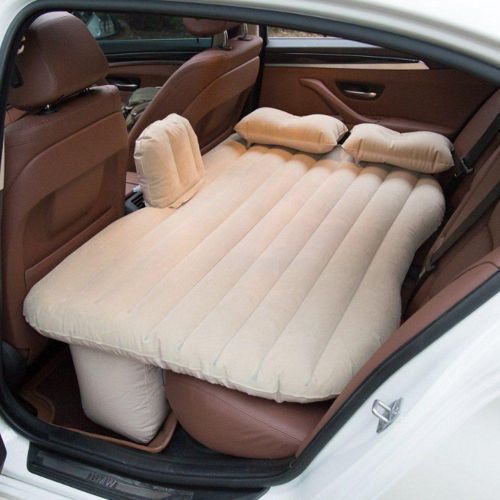 Generic Siège Auto Matela Pneumatiques Siège Arrière Gonflable Lit Coussin  Camping BEIGE à prix pas cher