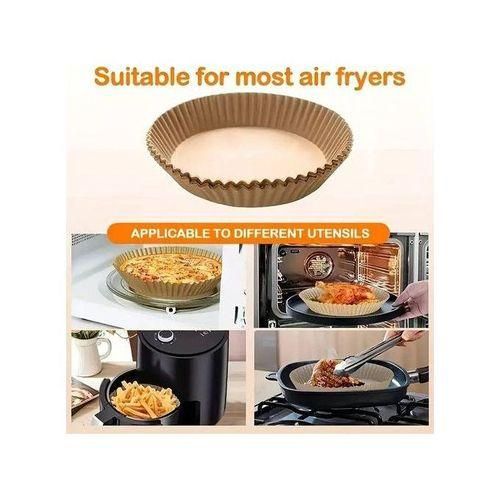 product_image_name-Generic-Lot de 100 Pieces Papier Cuisson Pour Air Frayer, Résistant À L'huile, Étanche-1