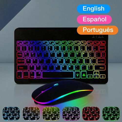 Generic Mini Clavier et Souris sans fil Bluetooth Pour PC,  iPad,Téléphone,Tablette vert à prix pas cher