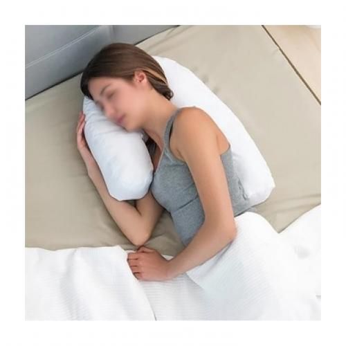 Oreiller de sommeil latéral, coussin de soutien du cou doux