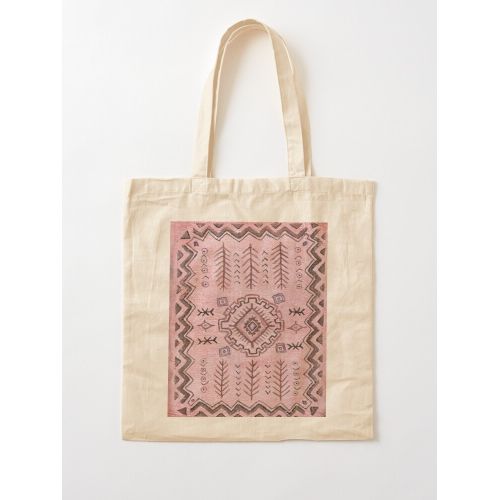 product_image_name-Generic-سجادة مغربية وردية، مغربية، نقش وردي، تصميم بوهيمي، تصميم بوهيمي، فارسي، حقيبة يد كلاسيكية-1