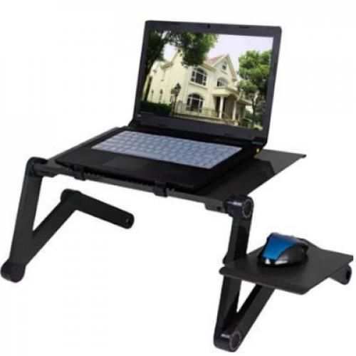 Support de table pour ordinateur portable avec double ventilateur