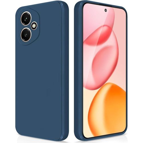 product_image_name-Case-غطاء سيليكون سائل لهاتف Honor 400 5G - أزرق-1