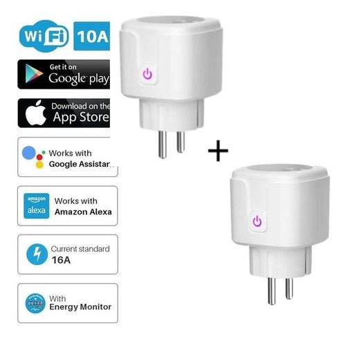 WIKSON ELECTRONICS 2PCS Prise Connectée Wifi, 16A Compatible avec  l'assistant Google et Alexa à prix pas cher