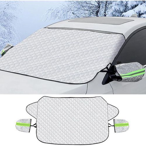 product_image_name-Generic-Pare-soleil pare-brise magnétique,Housse de pare-brise pour glace et neige,UV,protection miroir,-1
