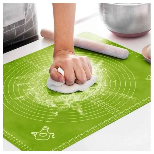 Generic Tapis de cuisson en Silicone anti- dérapant pour rouler la pâte à  farine حصيرة خبز سيليكون غير قابلة للانزلاق لللعجين