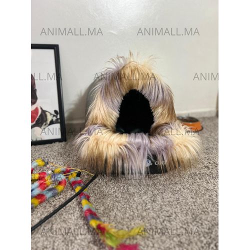 product_image_name-Generic-Maisonnette & Niche pour Chat Ultra Douillette – Effet Fourrure Longue-1