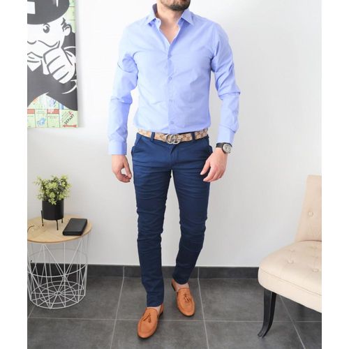 Chino bleu roi 2025