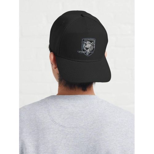 product_image_name-Generic-casquette personnalisée Metal Gear Solid FOXHOUND  casquette noire unique-2