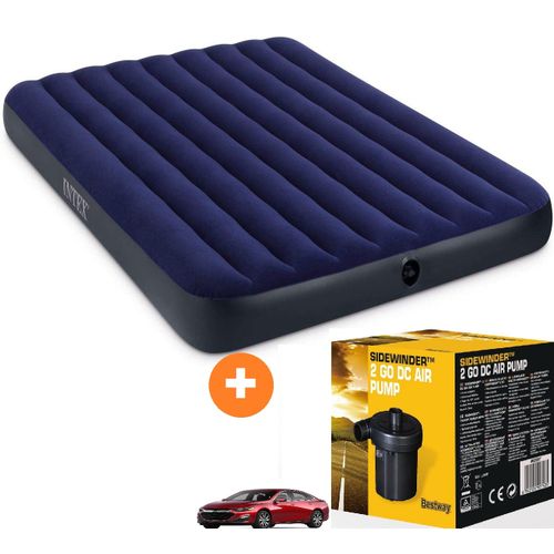 Matelas Intex gonflable électrique - Équipement caravaning