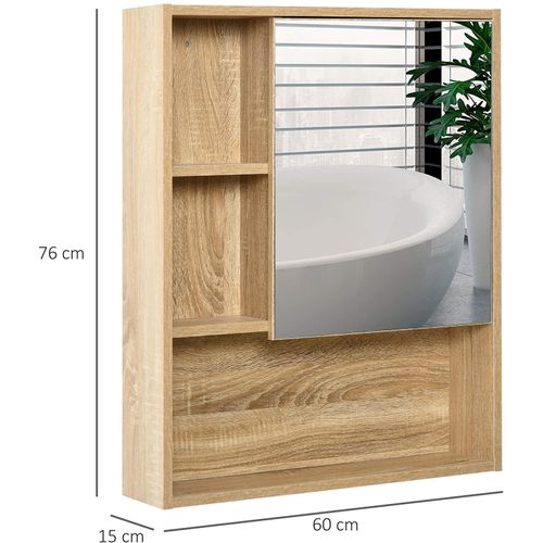 product_image_name-Afer-Armoire Murale de Rangement Salle de Bain avec Porte Miroir -4