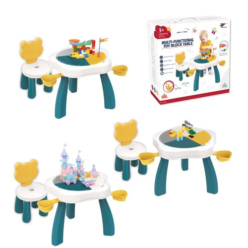 product_image_name-Generic-طاولة النشاط ومكتب للأطفال- مجموعة طاولة تركيب ألعاب البناء-3