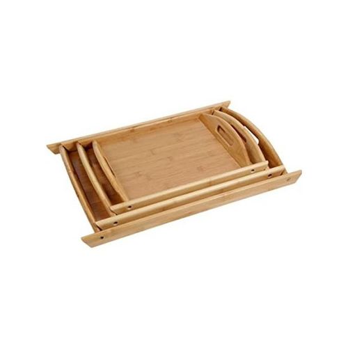 Generic 3 Plateaux en Bambou - Plateau Repas -Planche en Bois