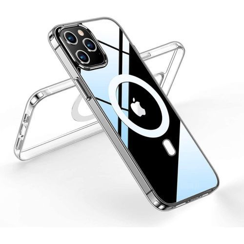 Generic Pochette transparente pour iPhone x MagSafe magnétique à prix pas  cher