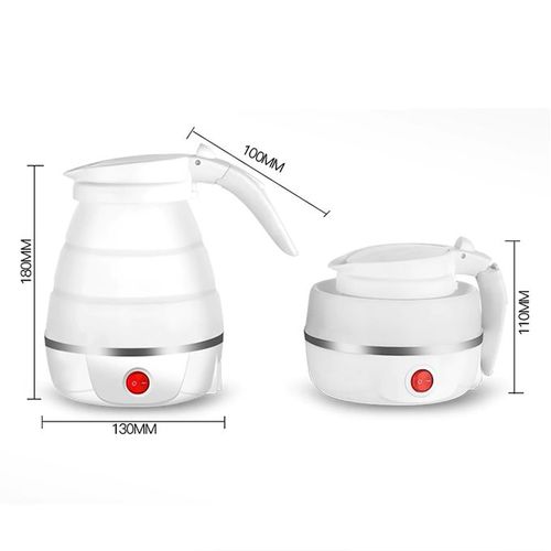 product_image_name-Generic-Bouilloire Electrique Portable & Pliable En Silicone Durable 600Ml - Blanc-4