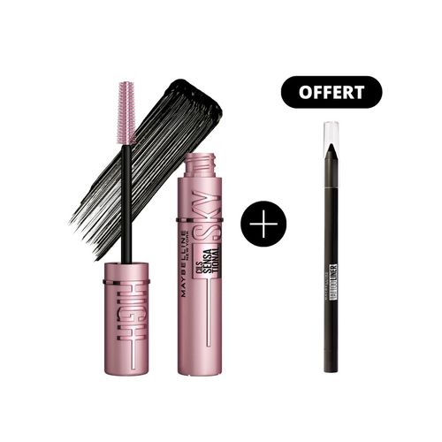 Maybelline New York Pack Mascara Lash Sensational SKY HIGH + Tattoo Liner  Crayon Gel à prix pas cher | Jumia Maroc