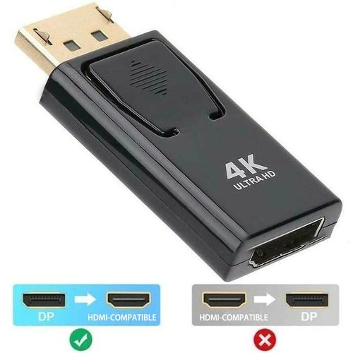 Generic Adaptateur DisplayPort Mâle vers HDMI Femelle pour PC à prix pas  cher