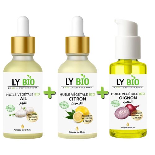 product_image_name-LY BIO-PACK HUILE AIL 50ML - PIPETTE + HUILE CITRON 50ML - PIPETTE + HUILE OIGNON 50ML - POMPE-1