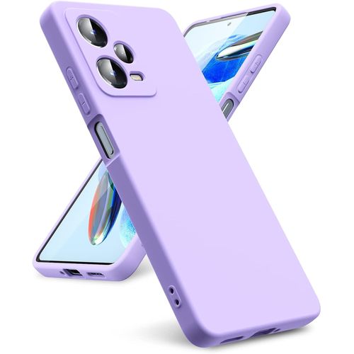 Generic Pochette pour Xiaomi Redmi Note 12 Pro Violet Clair + 2 Film de  protection en céramique à prix pas cher