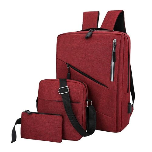 Generic Sac tanche 3 pi ces sac dos PC trousse crayons sac