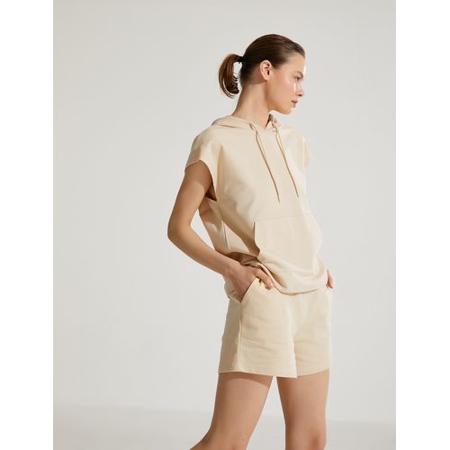 Short clearance femme beige