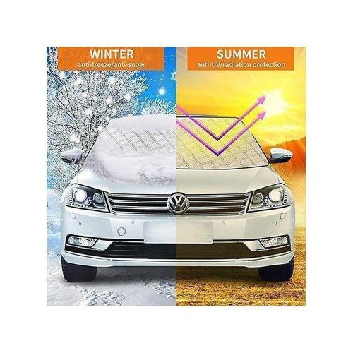product_image_name-Generic-Protege Pare Brise de voiture,couverture de Protection contre la neige, Protection solaire,double usage,housse extérieure voiture Anti UV,-7