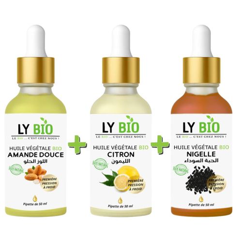 product_image_name-LY BIO-PACK HUILE AMANDE DOUCE 50ML - PIPETTE + HUILE CITRON 50ML - PIPETTE + HUILE NIGELLE 50ML - PIPETTE-1