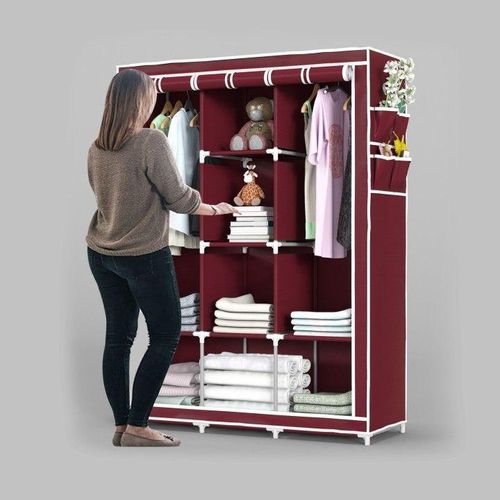 product_image_name-Generic-Élégant Armoires de rangement Organiseur de Penderie Portable, Assemblage Rapide,Espace Supplémentaire-1