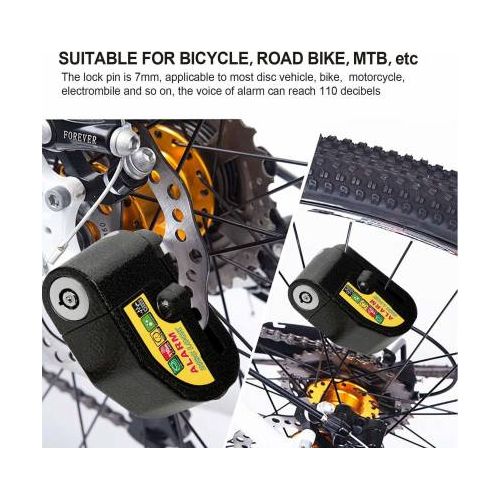 product_image_name-Generic-قفل إنذار مقاوم للماء للدراجات النارية مضاد للسرقة قفل أمان للدراجة النارية إنذار بصوت عالٍ-3