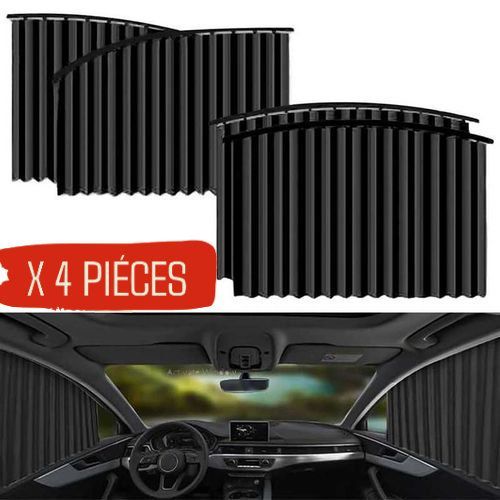 product_image_name-Generic-اربع قطع  من ستائر نافذة السيارة المغناطيسية لحجب الشمس - Rideaux Magnétiques pour Fenêtre de Voiture 4 pce-3