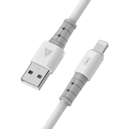 Câble téléphone portable GENERIQUE Cable tresse 1m pour iphone 11, 11 pro  & 11 pro max chargeur connecteur lighting usb apple tissu tisse lacet  fil nylon (blanc)