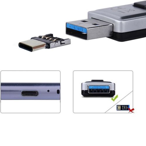 product_image_name-Generic-Adaptateur Type C OTG Compatible Avec Smartphones et Tablettes-3
