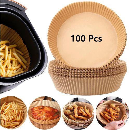 Generic Pack 100 Pcs Papier Cuisson jetable pour friteuse à air, papier  Pour Air Fryer à prix pas cher