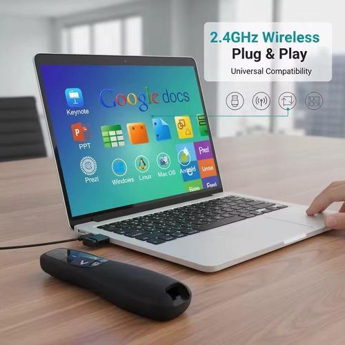 product_image_name-Generic-Pointeur de Présentation Sans Fil, USB PPT, Power Points, Télécommande sans fil-2