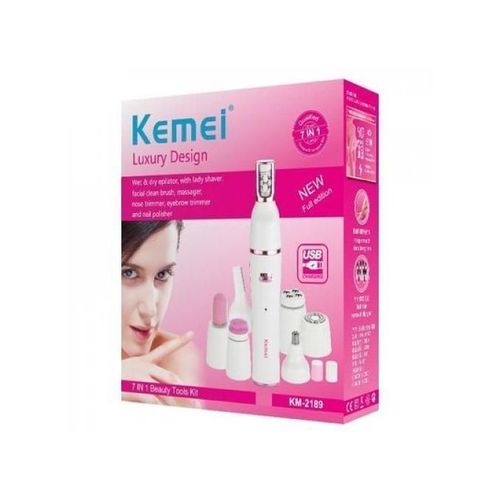 product_image_name-Kemei-Epilateur Electrique Instrument de Nettoyage épilation de Massage 7 IN 1-1