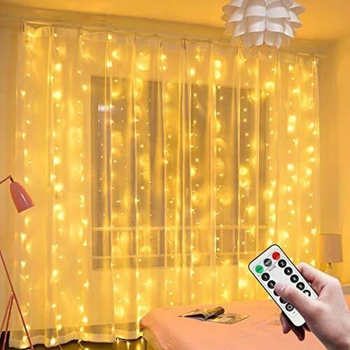 Generic Guirlandes Lumineuses 300 LED Rideau Lumineux 8 Modes 3M