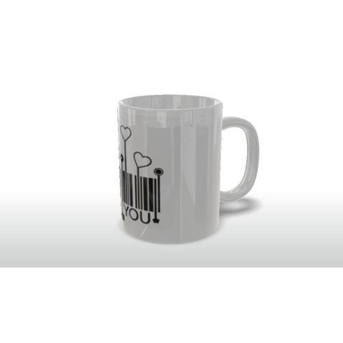 product_image_name-Generic-Code Barre I love you, Mug pour partager l’amour - Tasse personnalisé -2
