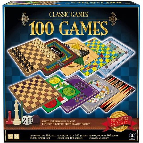 Coffret Jeux De Société 100 Jeux Classiques Pour S'amuser en