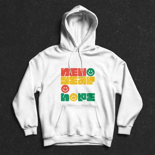 product_image_name-Generic-هودي سويت شيرت بغطاء للرأس للرجال - ابيض - New Year Hope-1