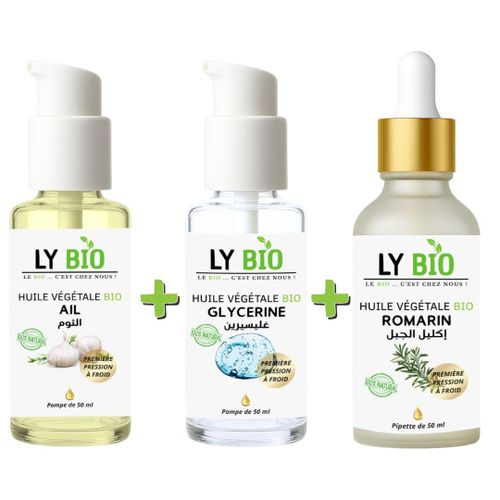 product_image_name-LY BIO-PACK HUILE AIL 50ML - POMPE + HUILE GLYCERINE 50ml - POMPE + HUILE ROMARIN 50ml - PIPETTE-1