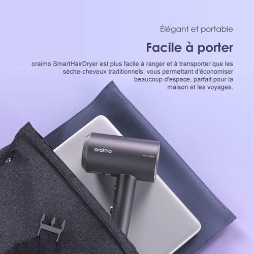 product_image_name-Oraimo-Sèche-cheveux SmartHairDryer 1800W OPC-HD1 + 3pcs suppression razoir visage Gratuit-5