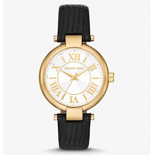 Michael Kors Montre femme MK a trois aiguille en cuir Noir MK4727 a prix pas cher Jumia Maroc