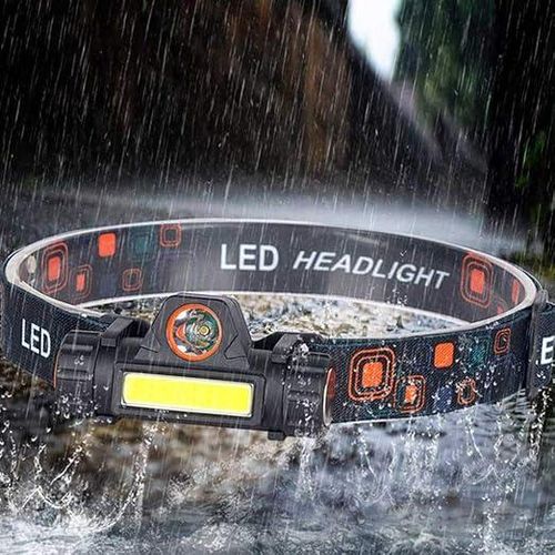 product_image_name-Generic-Lampe frontale LED rechargeable pour la chasse, les voyages et la marche-2