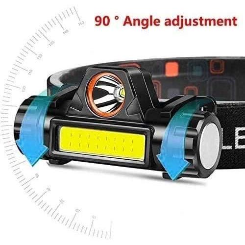 product_image_name-Generic-Lampe frontale LED rechargeable pour la chasse, les voyages et la marche-6